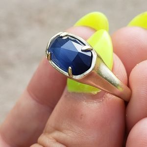 Dark Blue Kendra Scott Ring
